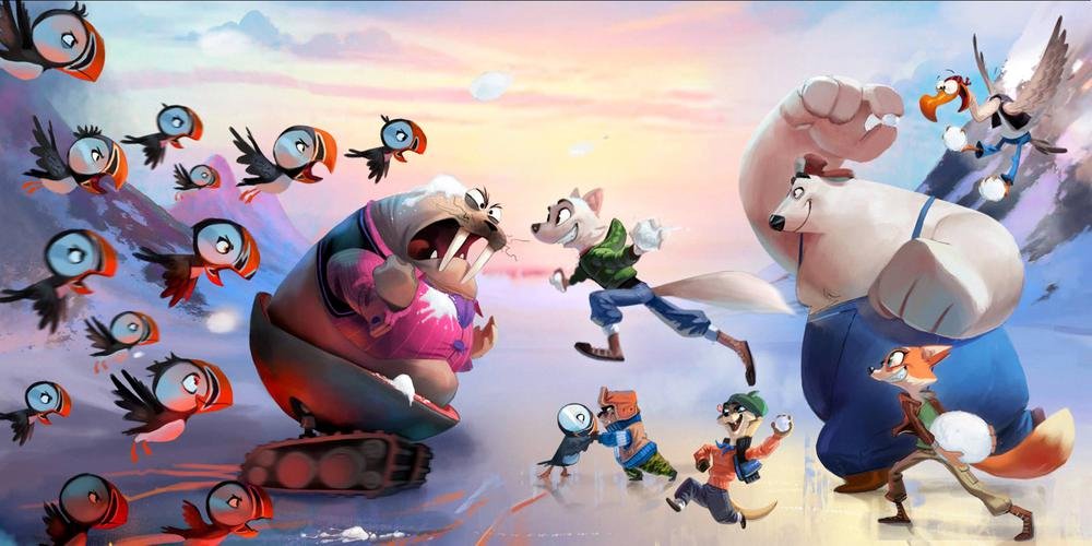 Photo from the movie Arctic Dogs