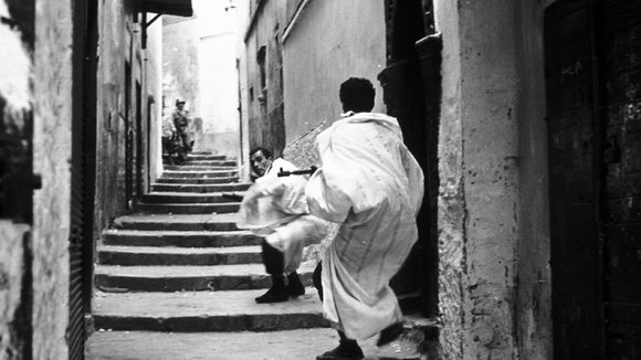 Photo from the movie The Battle of Algiers