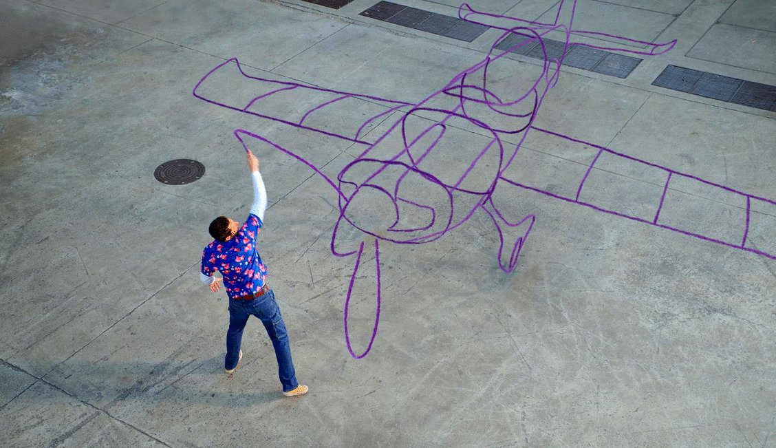 Photo from the movie Harold and the Purple Crayon