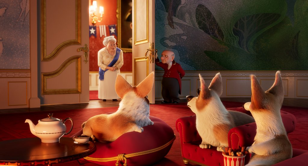 Photo from the movie The Queen's Corgi