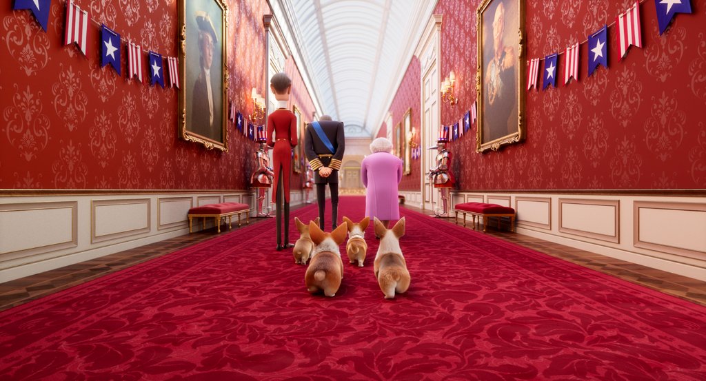 Photo from the movie The Queen's Corgi