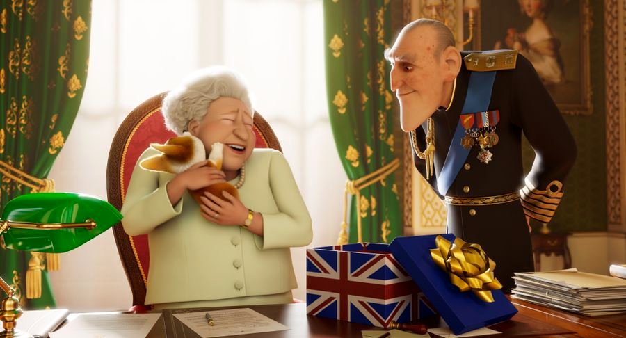 Photo from the movie The Queen's Corgi