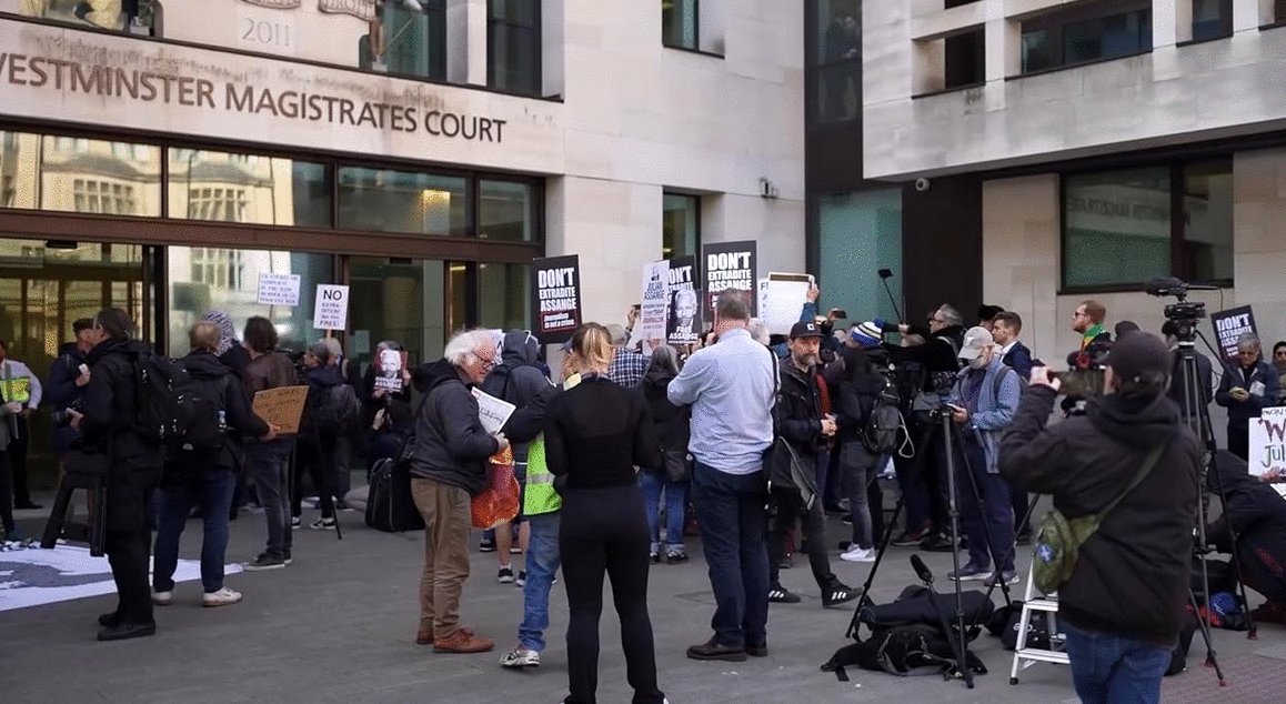 Photo from the movie The Trust Fall: Julian Assange