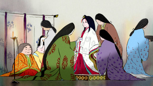 Photo from the movie The Tale of Princess Kaguya