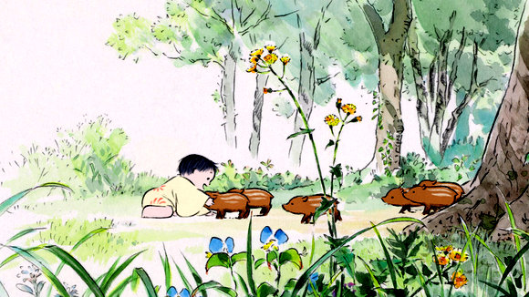 Photo from the movie The Tale of Princess Kaguya