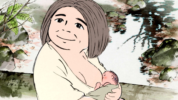 Photo from the movie The Tale of Princess Kaguya