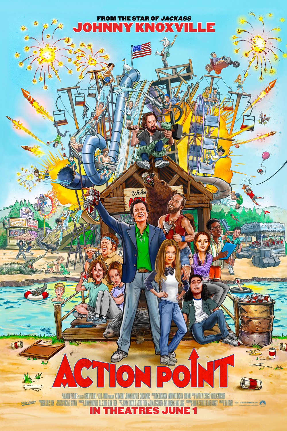 L'affiche du film Action Point [2018]