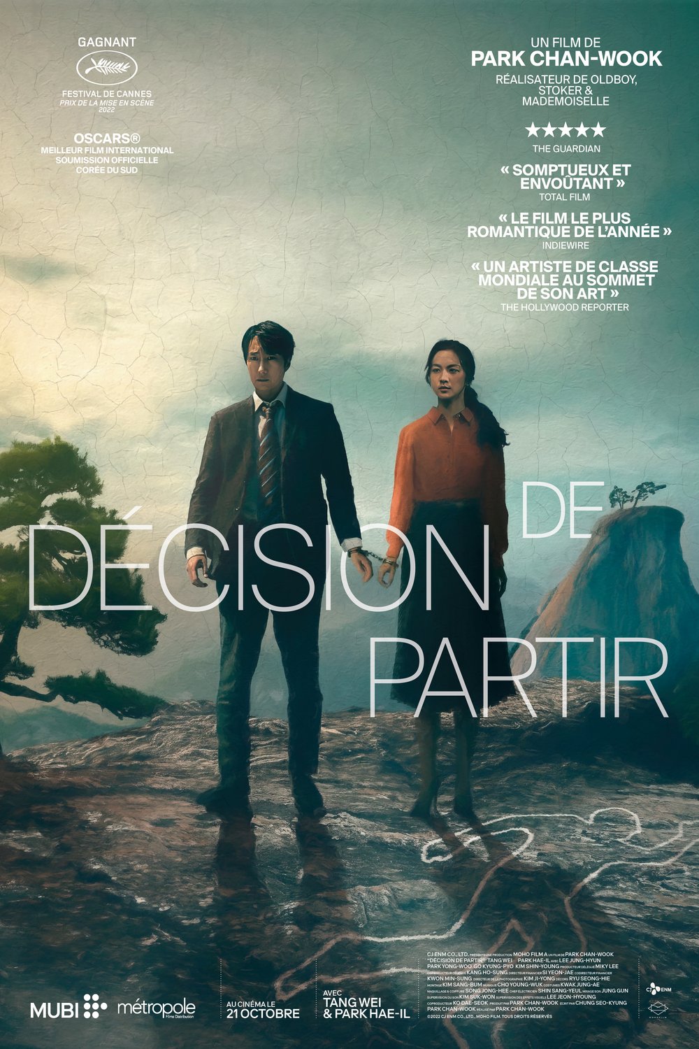 L'affiche du film Décision de partir [2022]