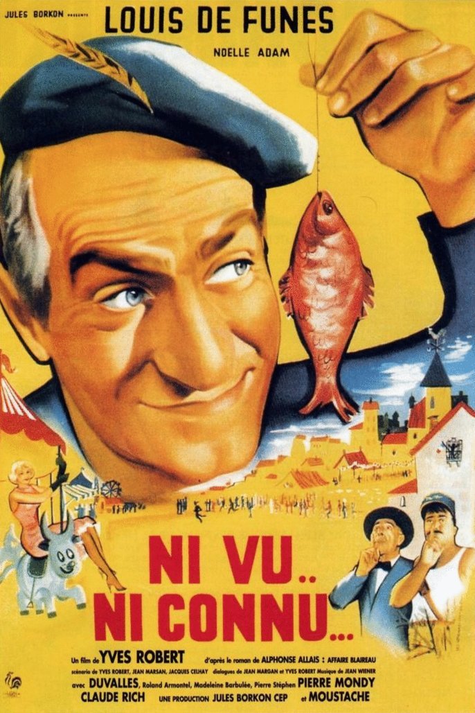 L'affiche du film Ni vu, ni connu [1958]