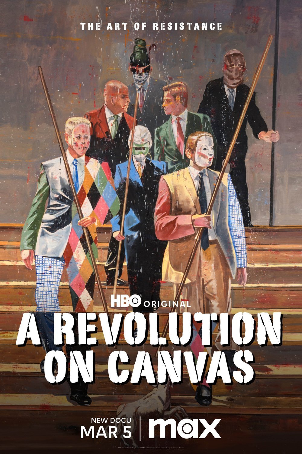 L'affiche du film A Revolution on Canvas [2023]