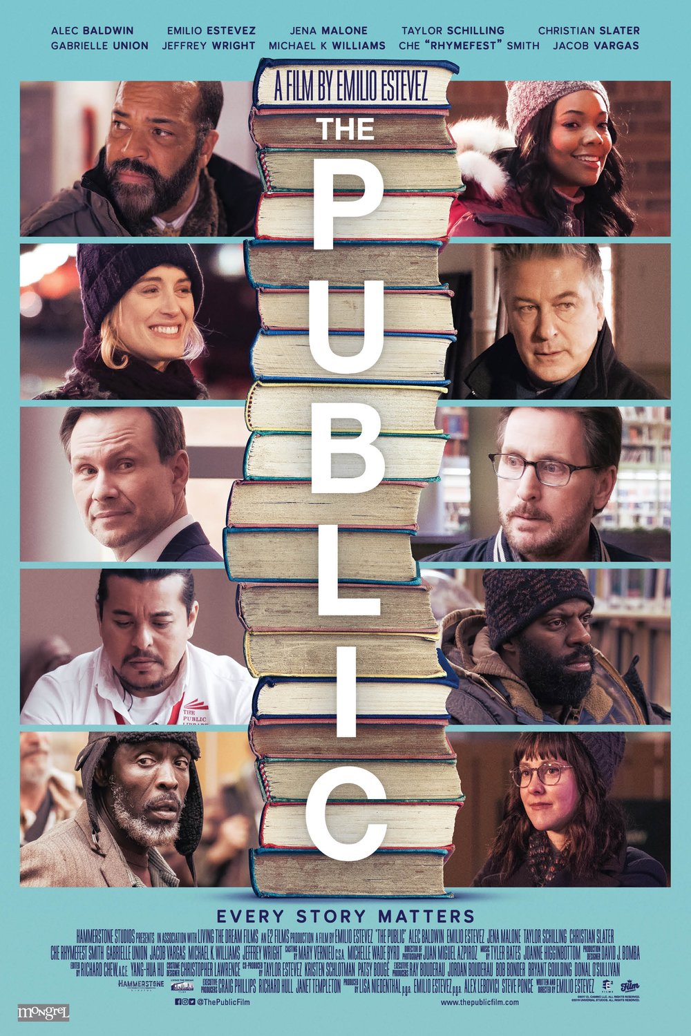 L'affiche du film The Public [2018]