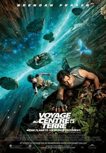 L'affiche du film Voyage au Centre de la Terre [2008]