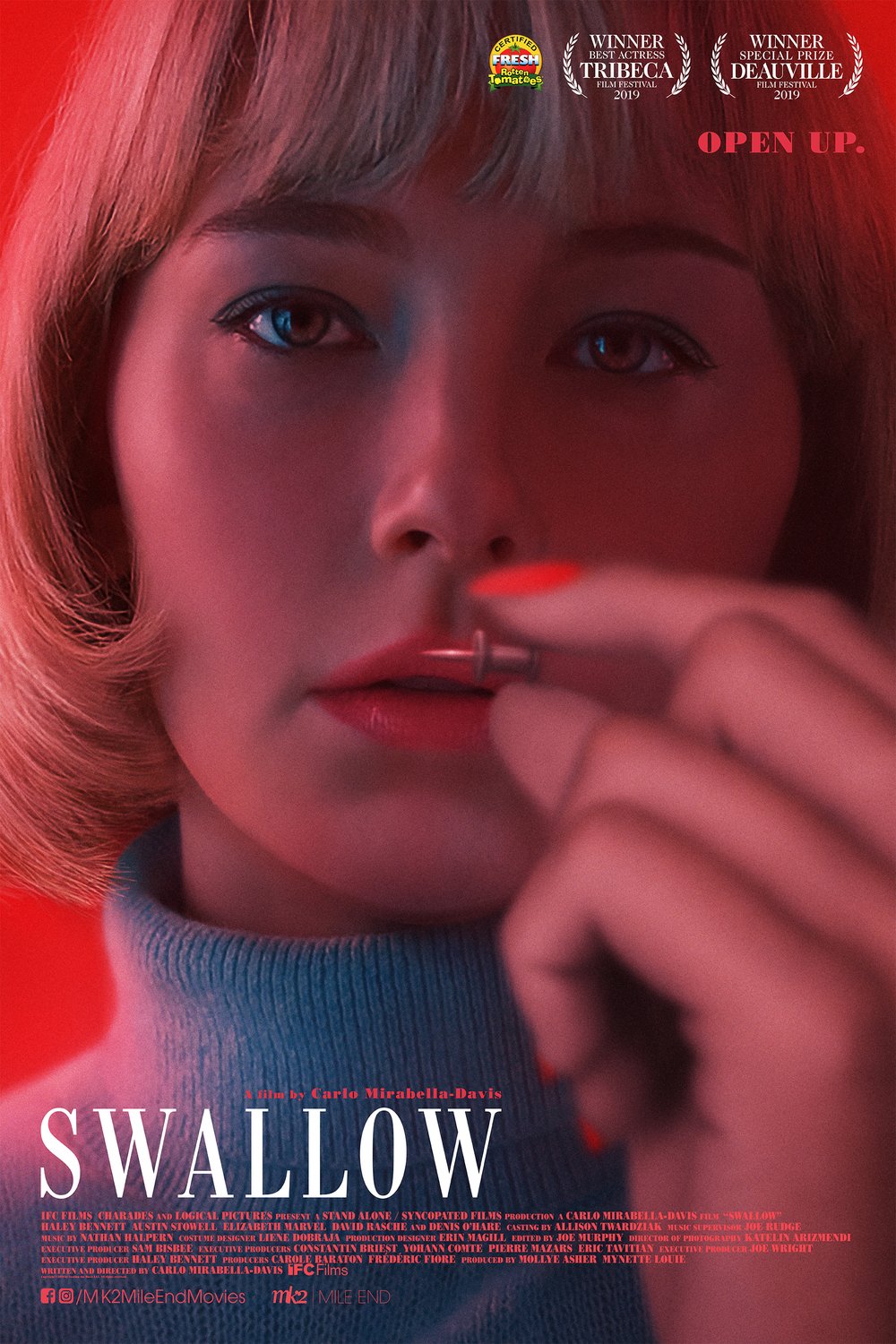 L'affiche du film Swallow [2019]