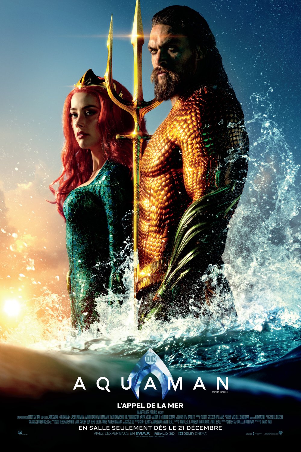 L'affiche du film Aquaman v.f. [2018]