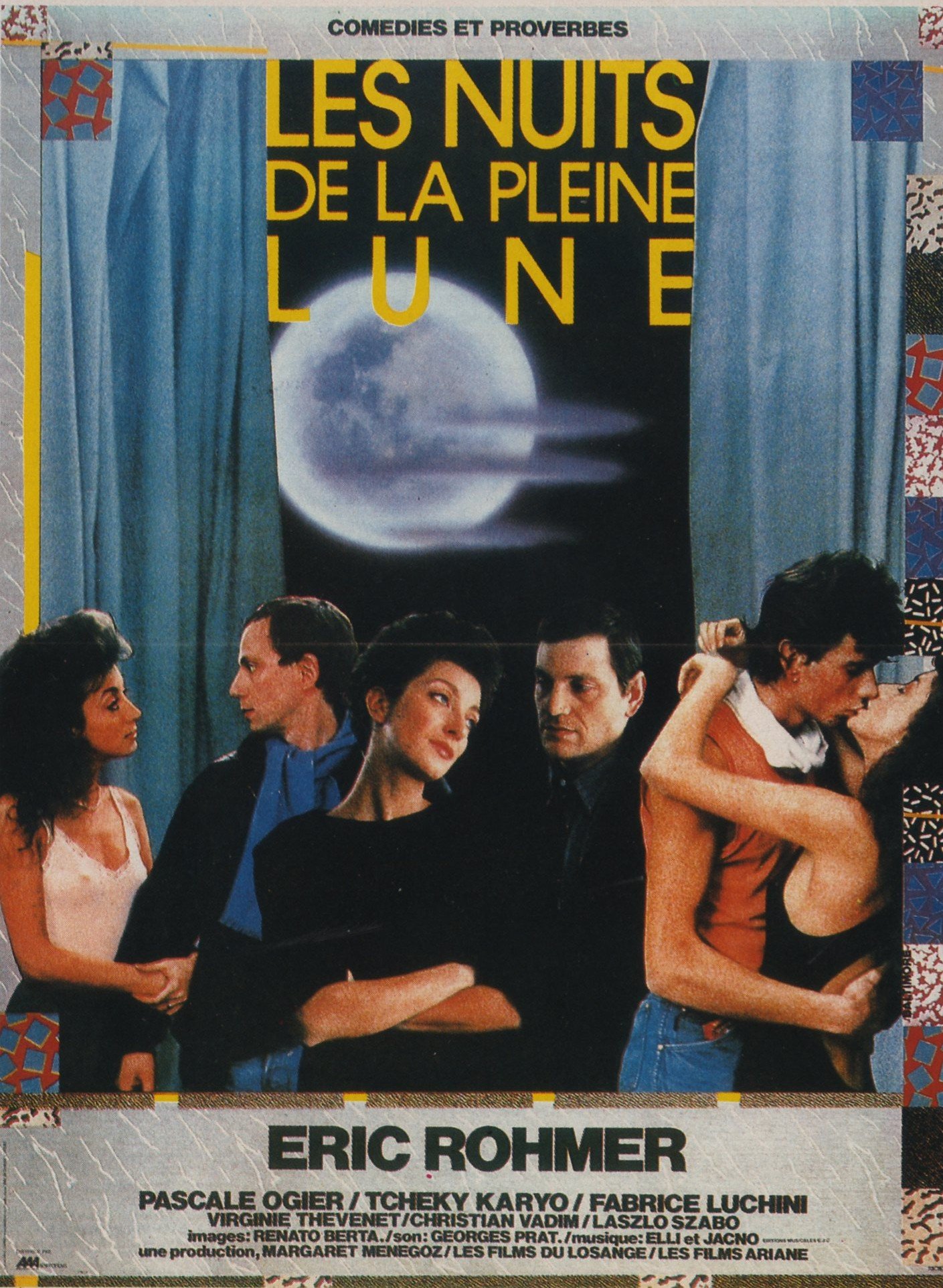 L'affiche du film Les Nuits de la pleine lune [1984]