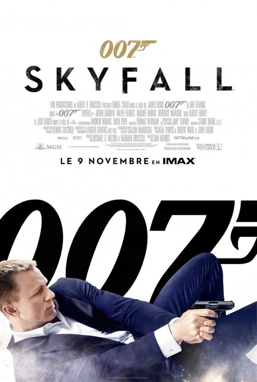 L'affiche du film 007 Skyfall v.f. [2012]