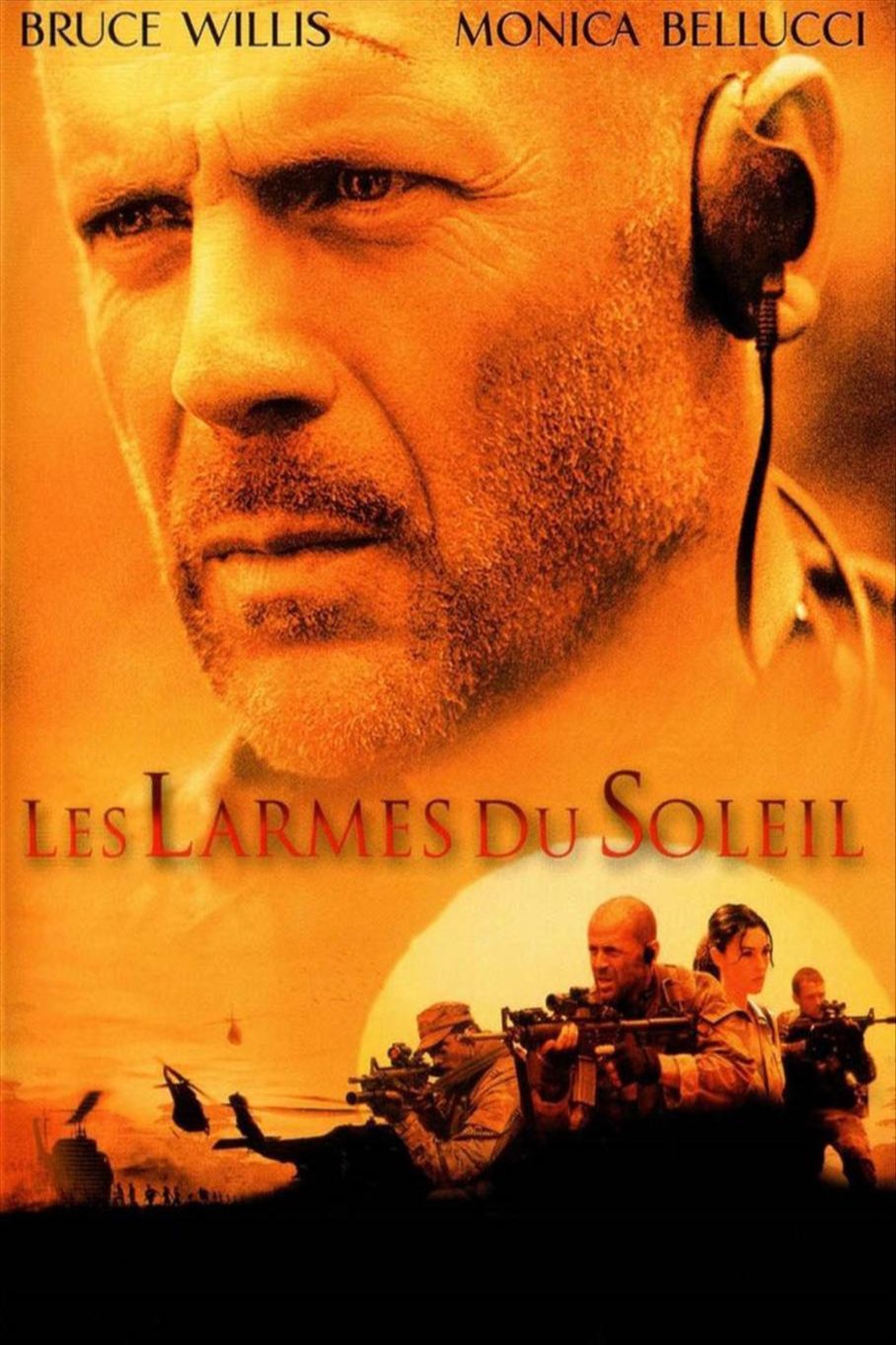 L'affiche du film Les Larmes du soleil [2003]