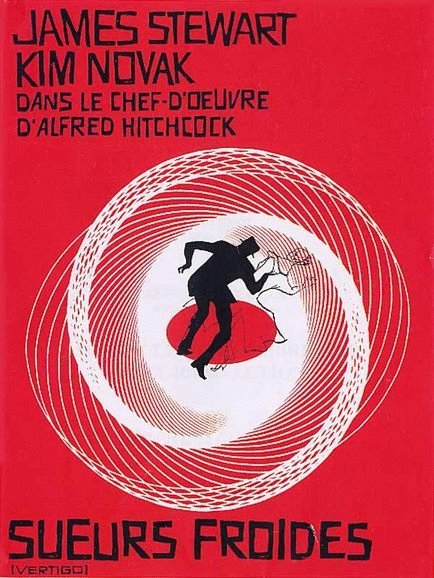L'affiche du film Sueurs froides [1958]