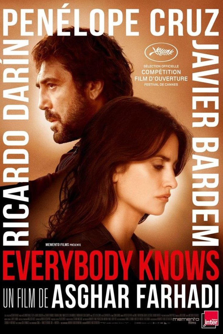 L'affiche du film Tout le monde le sait [2018]