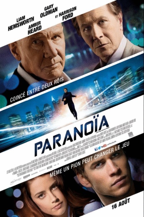 L'affiche du film Paranoïa v.f. [2013]