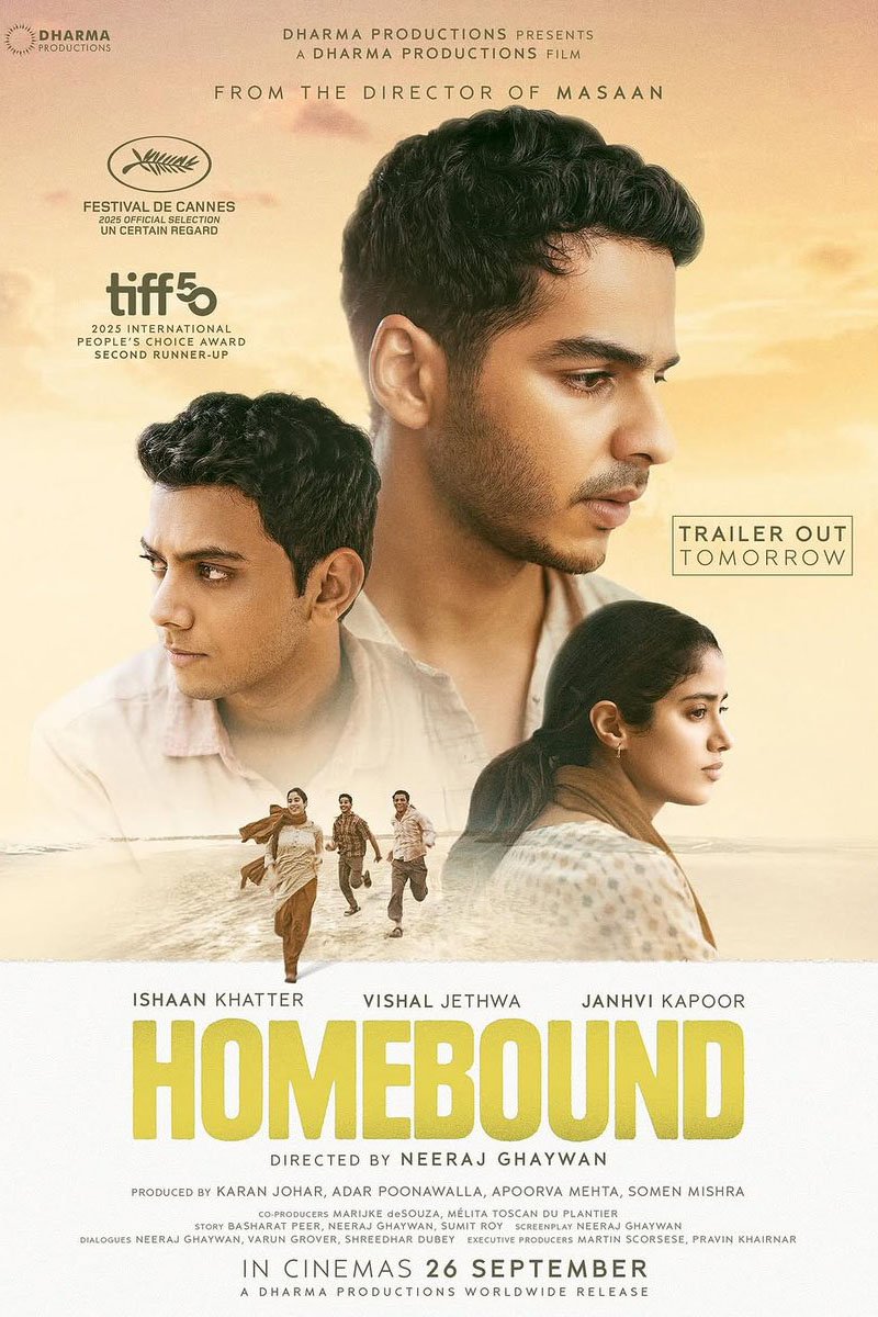 Poster of the movie Homebound [2025]