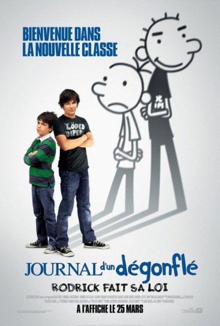 L'affiche du film Le Journal d'un dégonflé: Rodrick fait sa loi [2011]