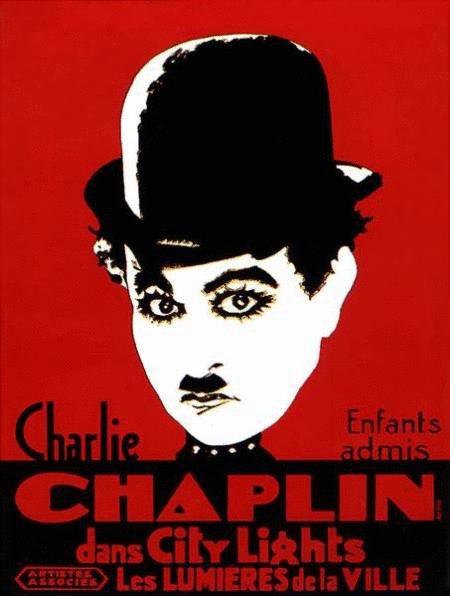 L'affiche du film Les lumières de la ville [1931]