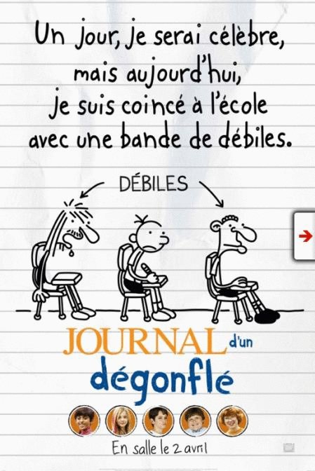 L'affiche du film Journal d'un dégonflé [2010]