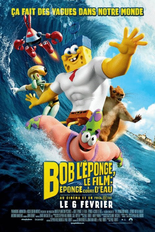 L'affiche du film Bob l'Éponge, le film: Éponge à court d'eau [2015]