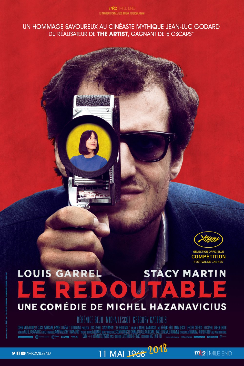 L'affiche du film Le Redoutable v.f. [2017]