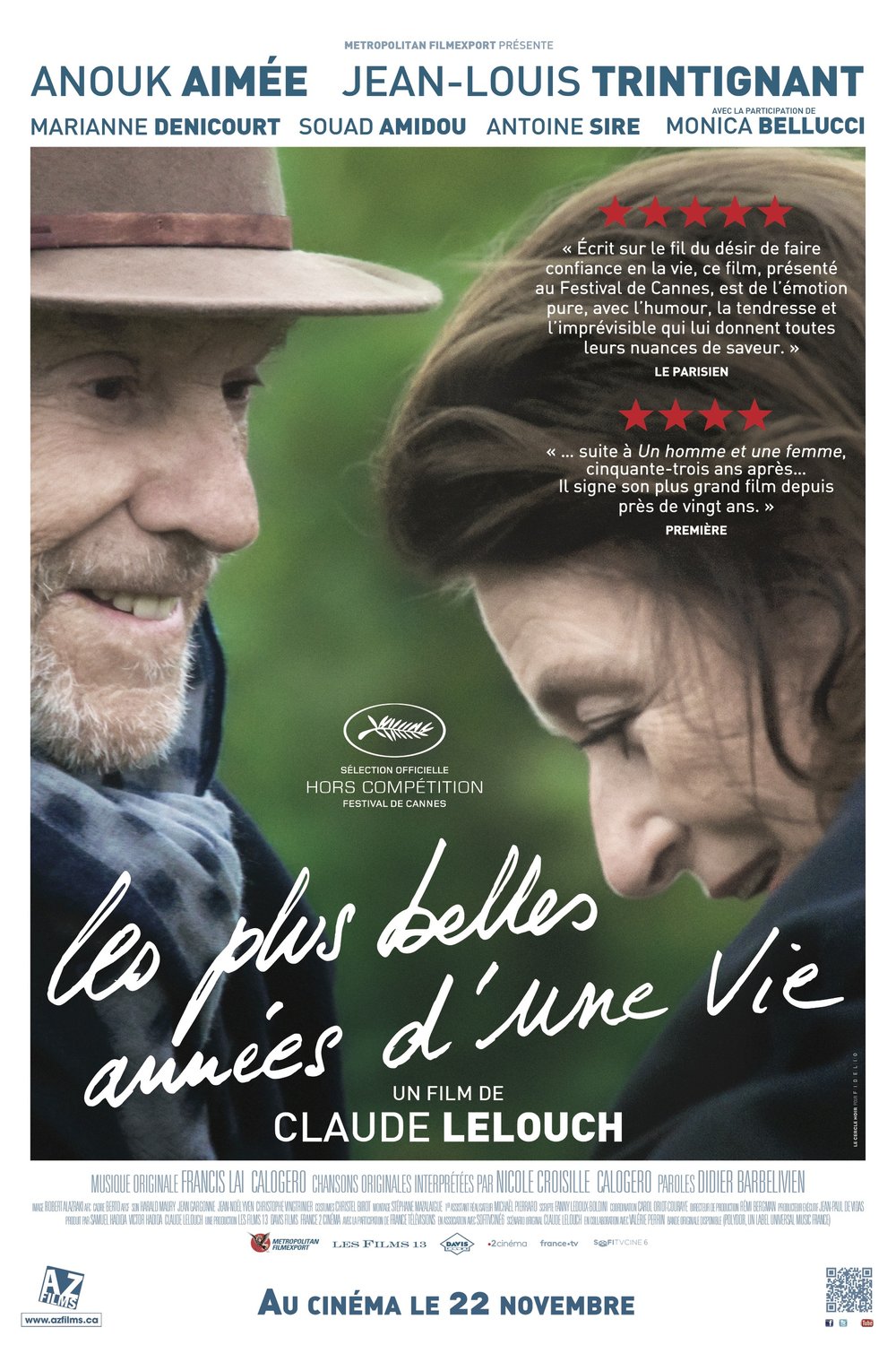 L'affiche du film Les plus belles années d'une vie [2019]