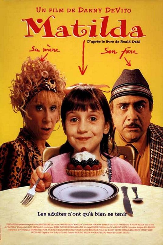 L'affiche du film Matilda v.f. [1996]