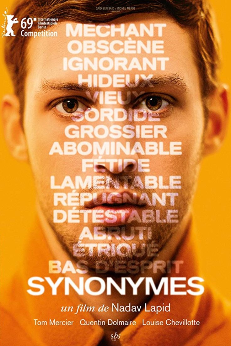 L'affiche du film Synonymes [2019]