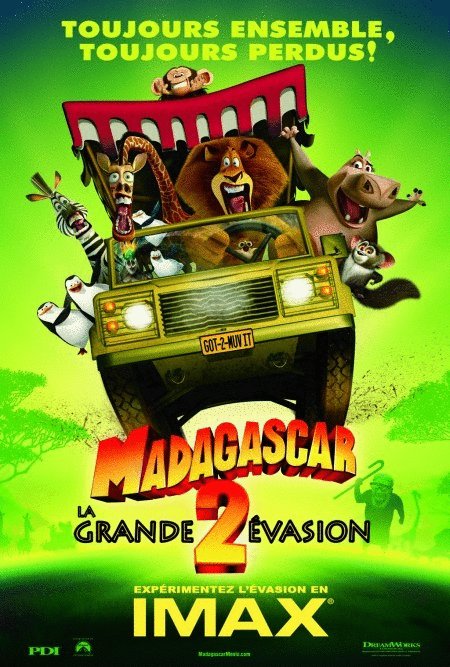 L'affiche du film Madagascar 2: La grande évasion [2008]