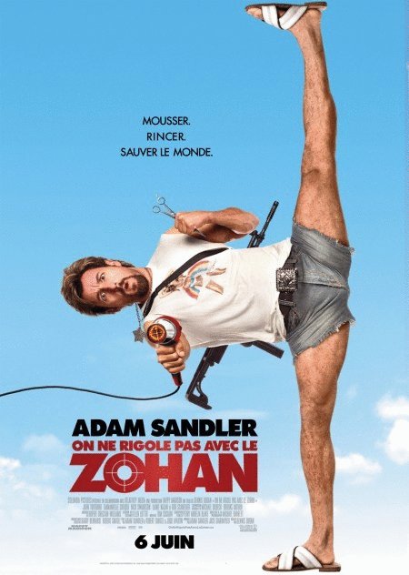 L'affiche du film On ne rigole pas avec le Zohan [2008]