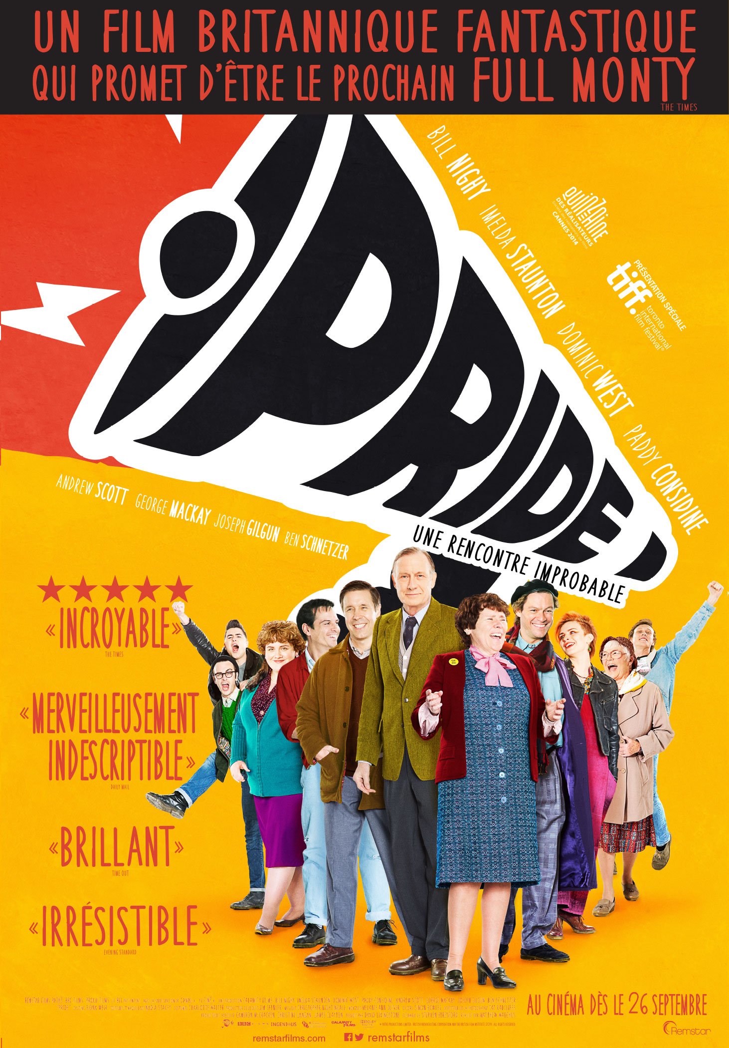 L'affiche du film Pride: Une rencontre improbable [2014]
