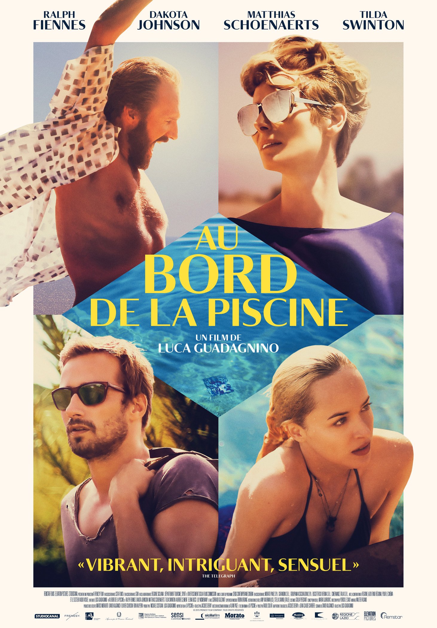 L'affiche du film Au Bord de la piscine [2015]