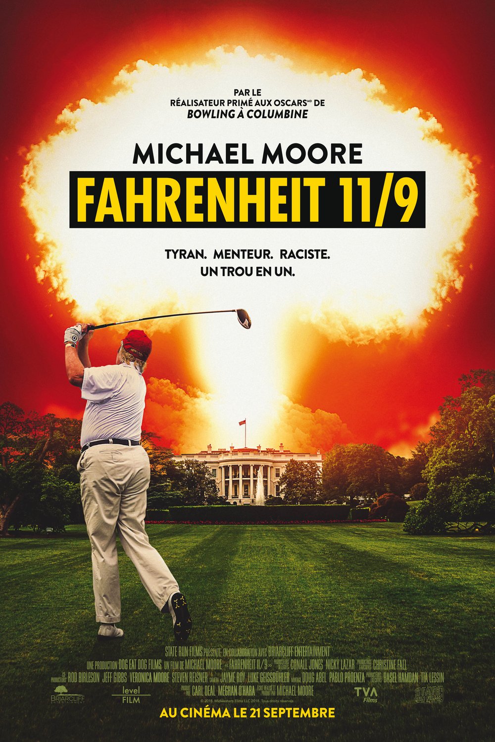 L'affiche du film Fahrenheit 11/9 v.f. [2018]