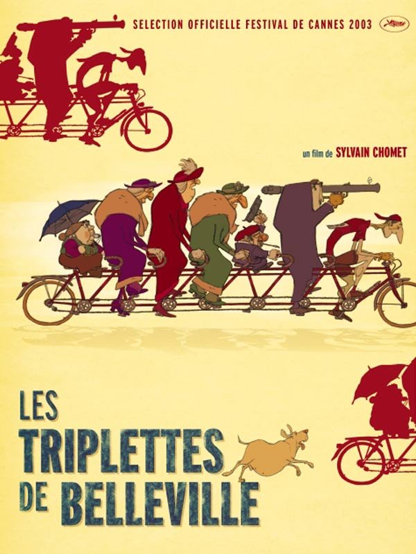 L'affiche du film Les Triplettes de Belleville [2003]
