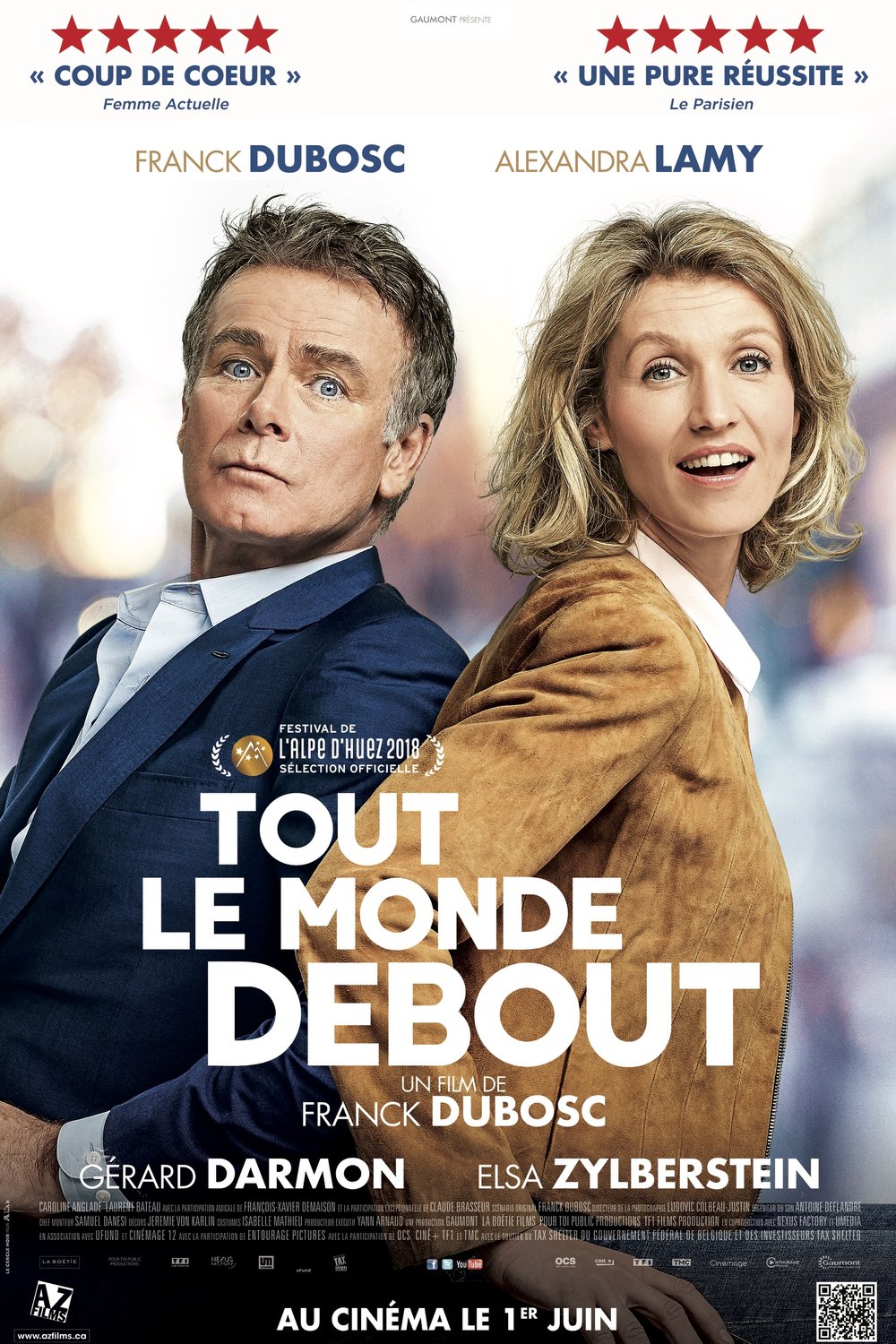 L'affiche du film Tout le monde debout [2018]
