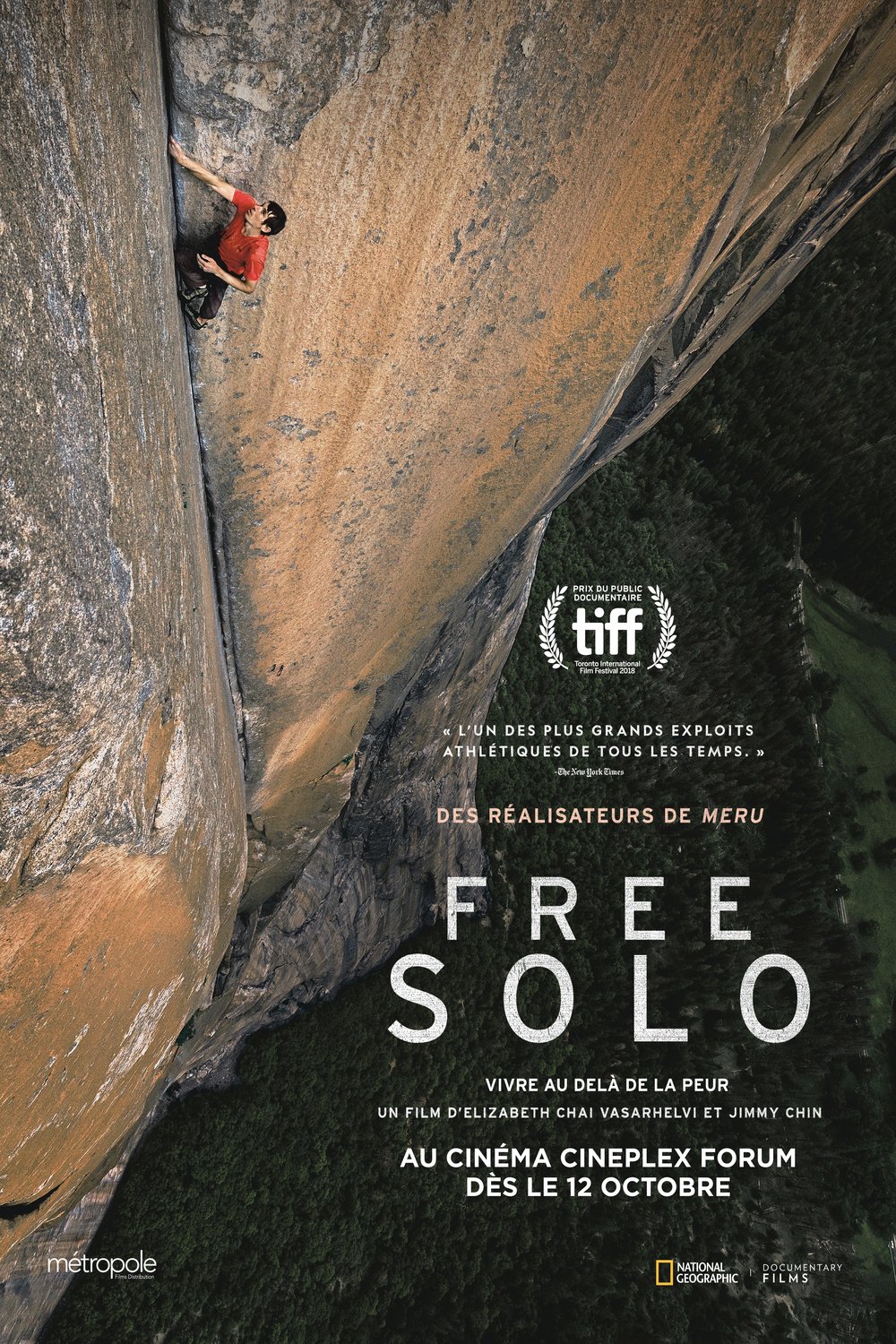 L'affiche du film Free Solo v.f. [2018]
