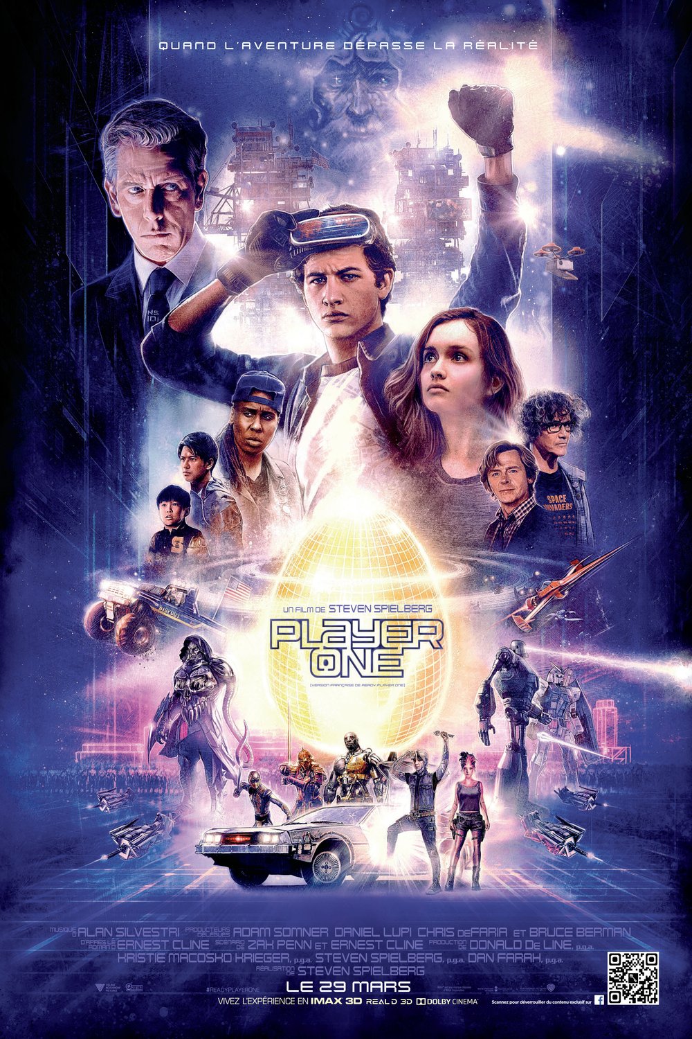 L'affiche du film Player One v.f. [2018]