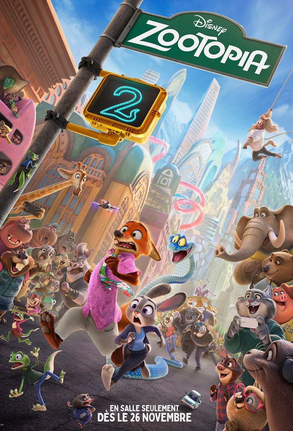 L'affiche du film Zootopia 2 v.f. [2025]