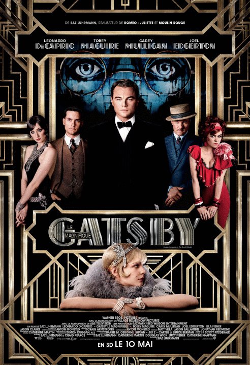 L'affiche du film Gatsby le magnifique [2013]
