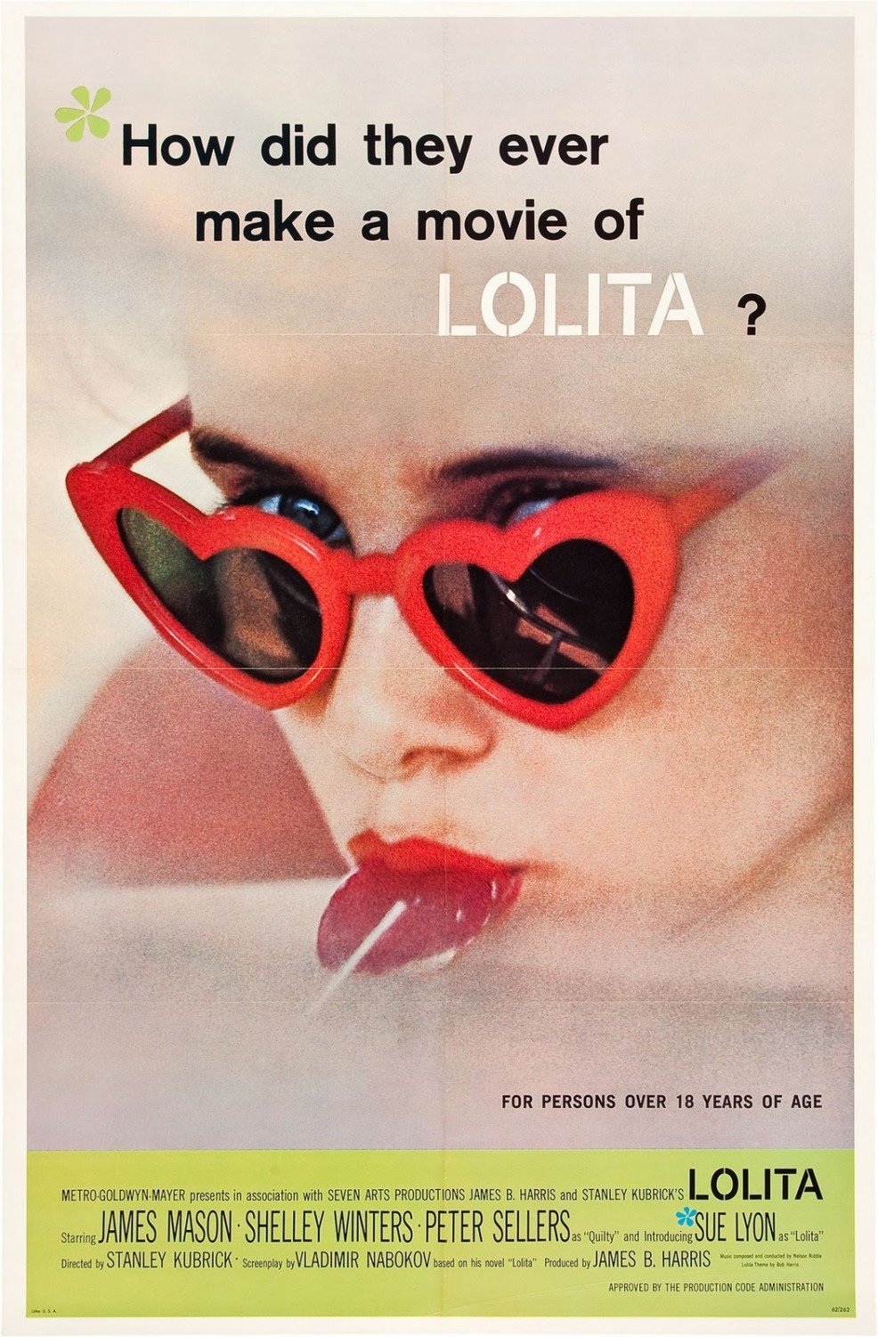 L'affiche du film Lolita v.f. [1962]