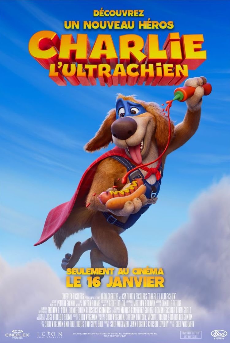L'affiche du film Charlie l'ultrachien [2025]