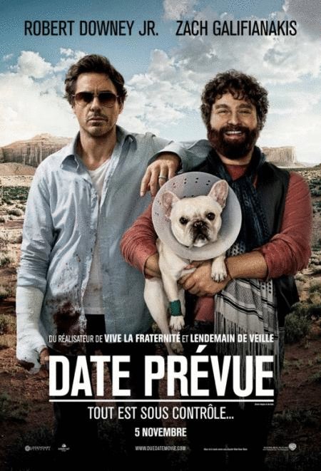 L'affiche du film Date prévue [2010]
