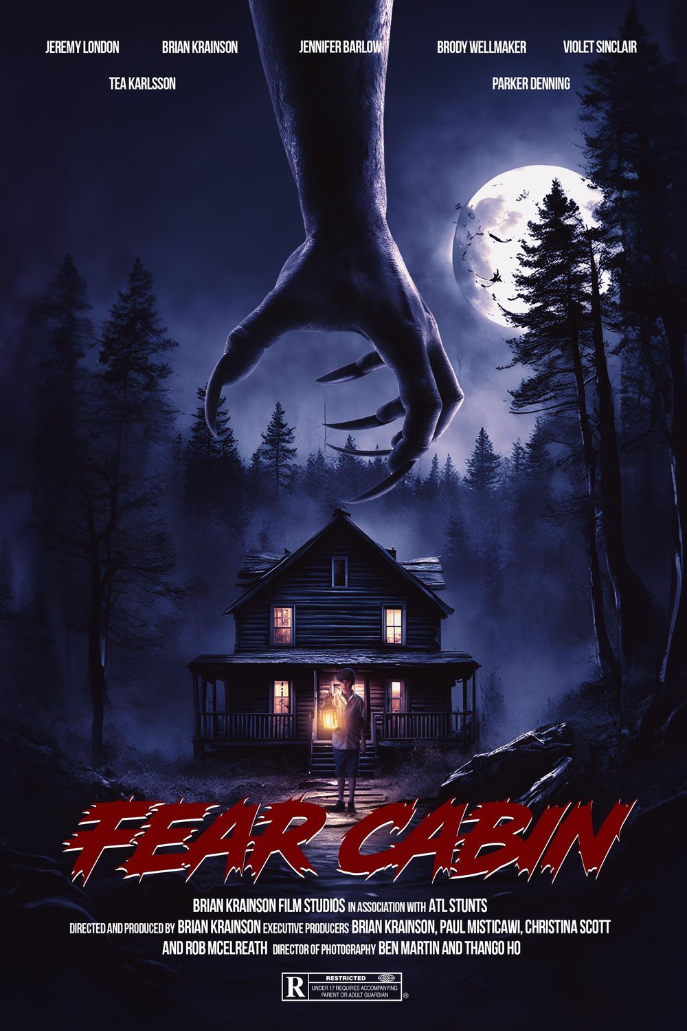 L'affiche du film Fear Cabin: The Last Weekend of Summer [2024]