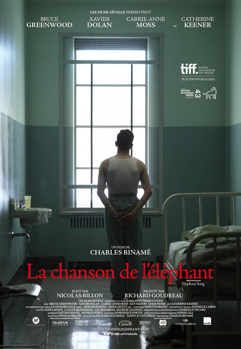 L'affiche du film La Chanson de l'éléphant [2014]