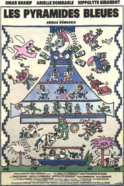 L'affiche du film Les pyramides bleues [1988]